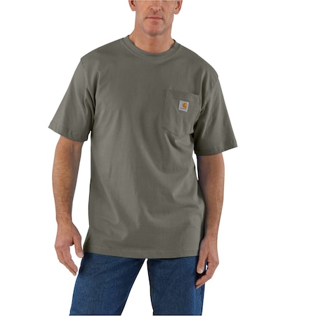Carhartt Men's K87 M LseFit HW SS Pkt TShrt 4XL TLL Short Sleeve Original Black K87-M / K87-BLK4XLTLL